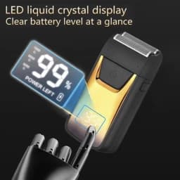 Hair Shaver Double Blades Shaver Electric Shaver Razor For Men Close Bald Head Barber Shaver Trimmer Rechargeable Shaver/Shaper