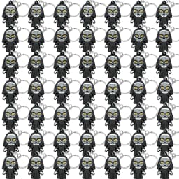 50PCS Keychains Terror Movie Character Keyring fit Friends Key Gift Car Key Accessories Horror Style Women Men Scary Key Holder