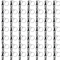 50PCS Keychains Terror Movie Character Keyring fit Friends Key Gift Car Key Accessories Horror Style Women Men Scary Key Holder