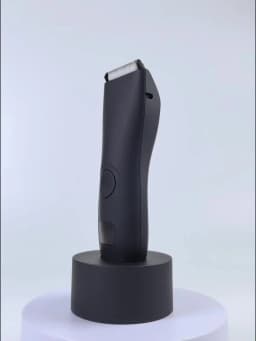 Men's IPX7 Ball Trimmer,Waterproof, Lighted, Ceramic Blade. Grooms Pubic, Body & Groin. USB-C, No Nicks. Gift for Him/Dad.