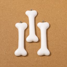 10pcs 60*20mm Resin Simulated Bone Charms Pendants for Jewelry Making Necklace Earrings DIY Accessories Supplies
