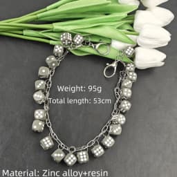 2026 New Model DIY Lucky Colorful Dice Pants Chain Fashionable Men And Women One's Waist Luxury Accessories Hip Hop Key Chain