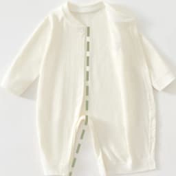 AYNIGIELL Baby Jumpsuit Spring and Autumn Sleepwear Pure Cotton Newborn Clothes 0-18 Months Newborn Boys and Girls Jumpsuit