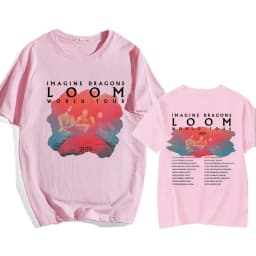 Imagine Dragons Loom Tour 2025 T-shirt Short Sleeve Men/Women Tshirts High Quality Soft Unisex Streetwear Hip Hop Fashion