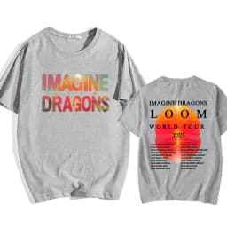 Imagine Dragons Loom Tour 2025 T-shirt Short Sleeve Men/Women Tshirts High Quality Soft Unisex Streetwear Hip Hop Fashion