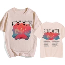 Imagine Dragons Loom Tour 2025 T-shirt Short Sleeve Men/Women Tshirts High Quality Soft Unisex Streetwear Hip Hop Fashion