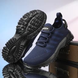 YRZL Men's Shoes Lightweight Running Shoes New Breathable Outdoor Sports Footwear Comfortable Athletic Training Sneakers for Men