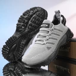 YRZL Men's Shoes Lightweight Running Shoes New Breathable Outdoor Sports Footwear Comfortable Athletic Training Sneakers for Men