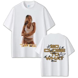 Singer Tate Mcrae So Close To What Album T-shirt Miss Possessive Tour 2025 T Shirts Summer Men Women Fashion Oversized Tshirt