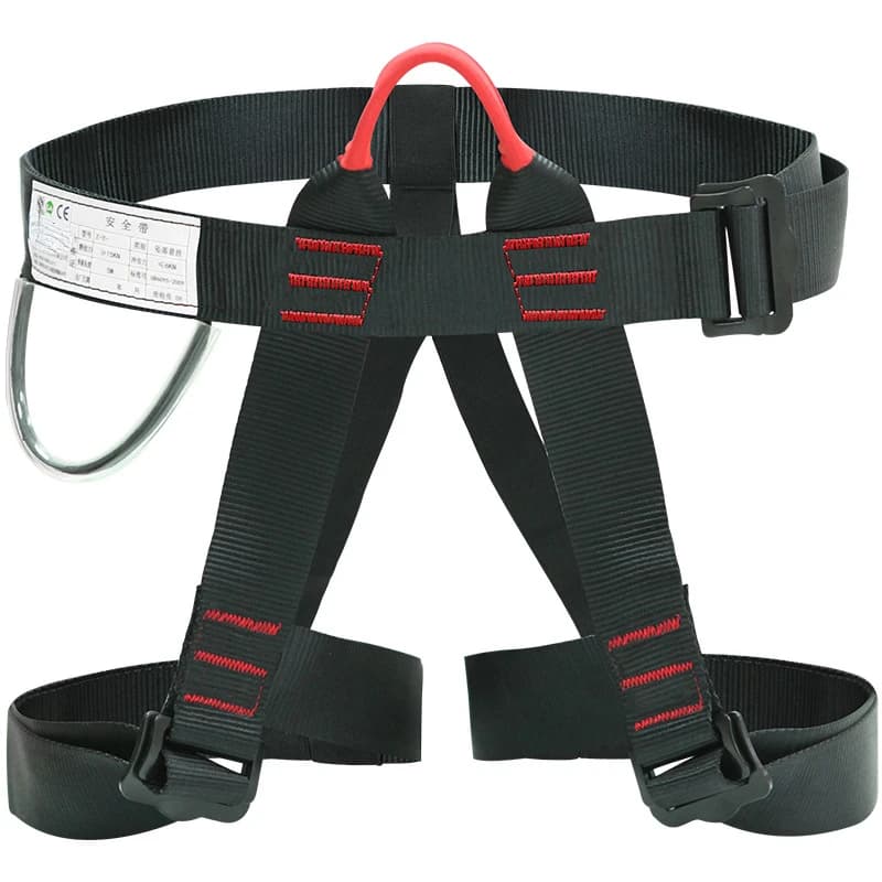 Aerial Work Safety Harness with Lanyard on Back Construction Protection High-altitude Rock Climbing Outdoor Harness Safe Rope