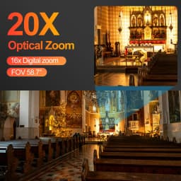 Runpu 4K/30fps Conference Camera PTZ Video 20X Zoom Ai Tracking Ptz NDI Camera USB HDMI LAN POE For Educate Live Business Meetin