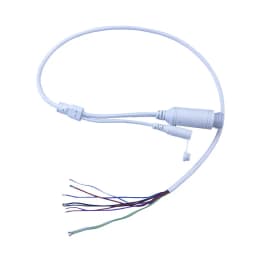 48V to 12V PoE Cable With DC Audio IP Camera RJ45 Cable built in PoE module For CCTV IP Camera