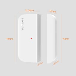 Staniot Smart Home Door Sensor 5-Year Battery Life Entry Sensor Wireless Door Window Detectors Works With Security Alarm System