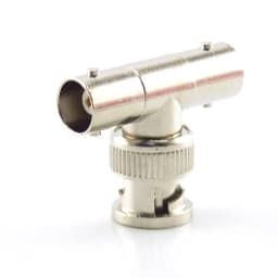 BNC Tee Monitor Coaxial Adaptor 1 In 2 BNC Male To 2 * BNC Female Video Connector Two Female To One Male T-adaptor