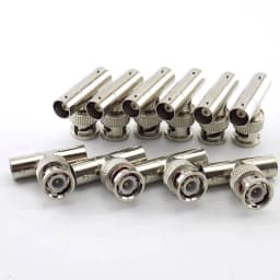 BNC Tee Monitor Coaxial Adaptor 1 In 2 BNC Male To 2 * BNC Female Video Connector Two Female To One Male T-adaptor