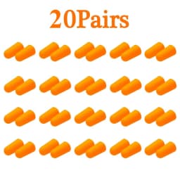 10/20/50Pairs Anti Noise Earplugs Work Study Sleep Travel Aircraft Noise Reduction Soft Foam Earplugs Separately Packaged