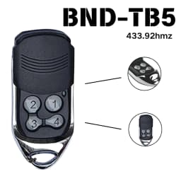 Comaptible B&D Tritran TB5 433mhz Garage Door Remote BND BD2 BD4 TB5V2 for B&D SDO-4V1 3V1 2V1 1V2 P Roller Garage Door Motor