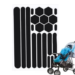 Black Motorcycle Helmet Reflective Stickers Self-adhesive Reflective Tape For Bike Scooter Cycling Helmet Accessories