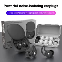 Soft Silicone Sleeping Ear Plugs Sound Insulation Ear Protection Anti-Noise Plug Sleep Noise Reduction Swim Waterproof Earplugs