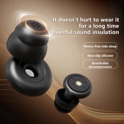 Waterproof Silicone Earplugs Powerful Filter Sound Insulation Ultra Quiet Sleep Noise Reduction Learning Exercising Sleeping