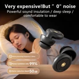 Waterproof Silicone Earplugs Powerful Filter Sound Insulation Ultra Quiet Sleep Noise Reduction Learning Exercising Sleeping