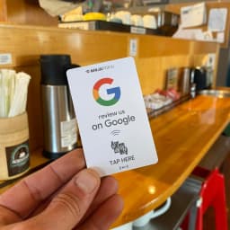 White Review Us On Google Tap Card NFC Ready To Be Activated Instantly Boost Business Reviews Google Review Tap NFC Card Tag