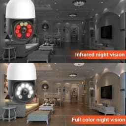 Tuya E27 Light Bulb 5G WiFi Camera Outdoor 2K 5MP PTZ IP Security Camera Human Tracking Color Night Vision Wireless Surveillance
