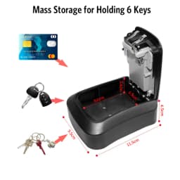 TTlock/Tuya Smart Key Storage Lock Box IPX5 Waterproof Dynamic Password Key Safes Alloy BOX Bluetooth Remote Control Safe Box
