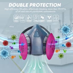Lots of Painting Spray Industry Dustproof 2091/2097 Particulate Filter P100 for 6800 7502 6200 FF402 Series Respirator Dust Mask