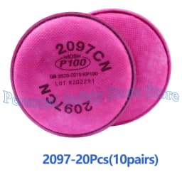 Lots of Painting Spray Industry Dustproof 2091/2097 Particulate Filter P100 for 6800 7502 6200 FF402 Series Respirator Dust Mask