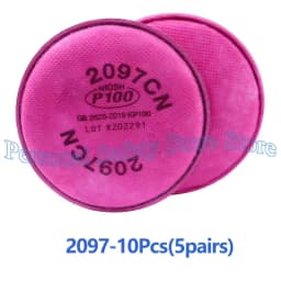 Lots of Painting Spray Industry Dustproof 2091/2097 Particulate Filter P100 for 6800 7502 6200 FF402 Series Respirator Dust Mask