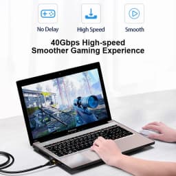 Cat8 Ethernet Cable Flat Lan Cable High Speed RJ45 40Gbps 2000Mhz For Home Networking Router Modem Computer,PC,Ps4, TV ,Laptops