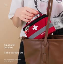 Portable Outdoor First Aid Kit Medicine Storage Bag Rescue Bag Household Children's Large Capacity Medical Kit Storage Organizer