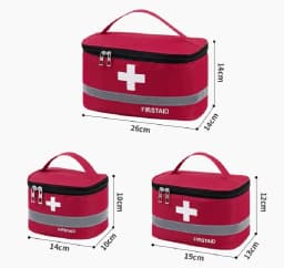 Portable Outdoor First Aid Kit Medicine Storage Bag Rescue Bag Household Children's Large Capacity Medical Kit Storage Organizer
