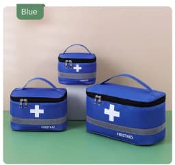 Portable Outdoor First Aid Kit Medicine Storage Bag Rescue Bag Household Children's Large Capacity Medical Kit Storage Organizer