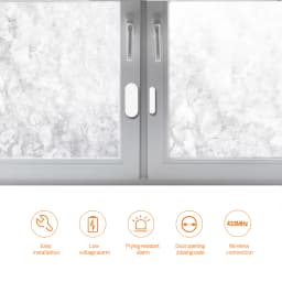 Window Door Magnetic Sensor Door Open Closed Detectors Wireless Smart Home Security Protection Alarm System App Remote Control