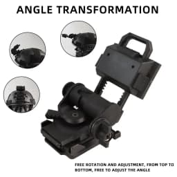 BOOIU L4G24 Tactical Helmet NVG Holder Bracket For PVS15/18 GPNVG18 Night Vision Goggles Holder Bracket Mount Helmet Accessories