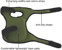 1Pair Soft Foam Knee Pads for Work Knee Support Padding for Gardening Cleaning Protective Sport Kneepad Builder Workplace Safety