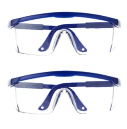 2Pairs Goggles Of Anti-Splash  Windproof And Dustproof Laboratory Industrial Riding Safety Goggles Men's And Women's Glasses