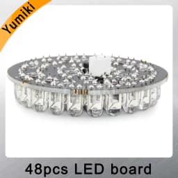 Yumiki 48pcs-LED 850nm Illuminator IR Infrared Board Night Vision Light Lamp For 50 CCTV Camera housing