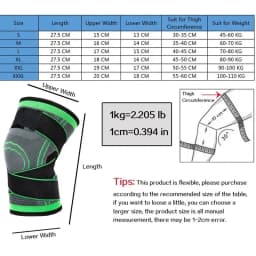 2 Pcs Knee Pads Sports Support Braces for Men & Women Arthritis Joints Protector Compression Sleeve Fitness Kneepad