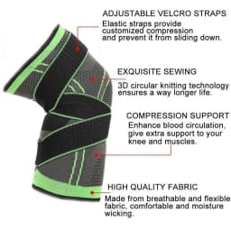 2 Pcs Knee Pads Sports Support Braces for Men & Women Arthritis Joints Protector Compression Sleeve Fitness Kneepad
