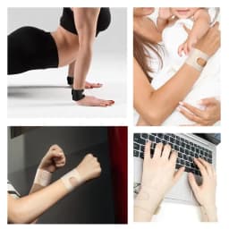 Elastic Wristband Safety Wrist Support Adjustable Wrist Joint Wrist Brace Wraps Thin Sports Bracers Gym Anti-Sprain Wrist Brace