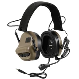 2026 NEW YHKEMA E70 Shooting Earmuffs Tactical Noise Reduction Headset with Helmet ARC Rail Adapter with Kenwood PTT Adapter