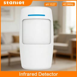 Staniot PIR Motion Sensor Smart Home Human Infrared Detector Compatible 433Mhz Wireless Security Alarm System Work with Alexa
