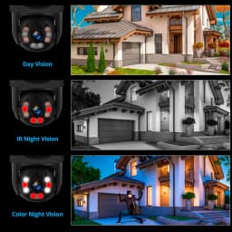 KERUI 2K 6MP HD POE Surveillance 8CH 16CH Camera System Dual Lens PTZ WIFI IP Home Security 8CH POE NVR Video H.265 CCTV Kit