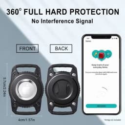 Horder for Airtag Holder Case IP68 Waterproof Airtag. Holder Keychain, Airtag Keychain Hard TPU Full Protection with Key Ring