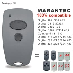 868mhz 433mhz garage door command duplicator Digital D302 D304 382 384 remote garage gate control