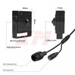 POE NVR System Compatible 5MP 4MP 3MP H.265 Mini CCTV IP Camera 2.8mm Indoor Home Security Audio Surveillance Camera