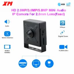 POE NVR System Compatible 5MP 4MP 3MP H.265 Mini CCTV IP Camera 2.8mm Indoor Home Security Audio Surveillance Camera